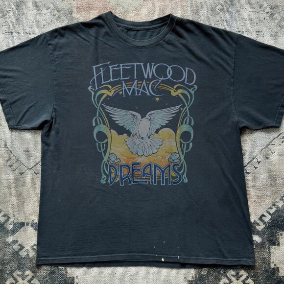 Tops - Retro Style Fleetwood Mac Dreams T-Shirt, Fleetwood Mac band shirt music rock